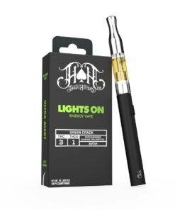 Green Crack Lights On 1G THCV Energy Vape Cartridge