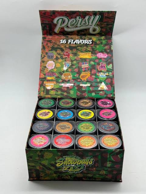 Persy Mini Snowballs cannabis product for adults 21+